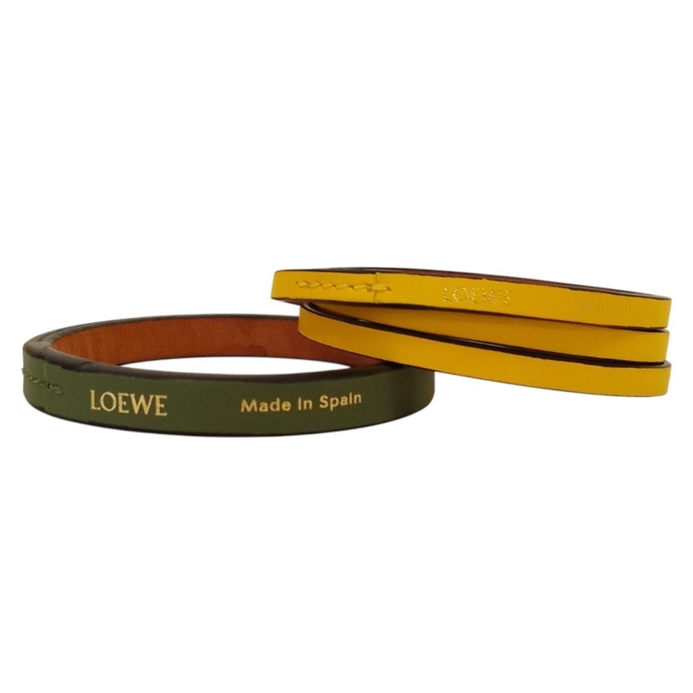 LOEWE Yellow Leather Bracelet